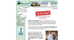 Desktop Screenshot of bennettlandtitle.com